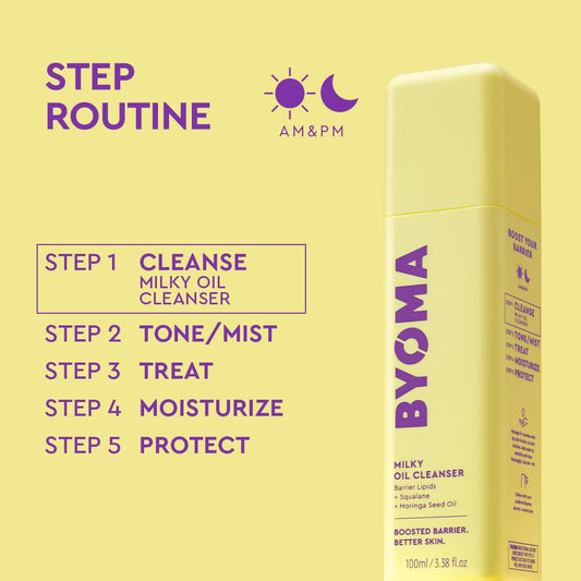 BYOMA Milky Oil Cleanser, Hydrating Barrier Repair Cleanser (100ml)