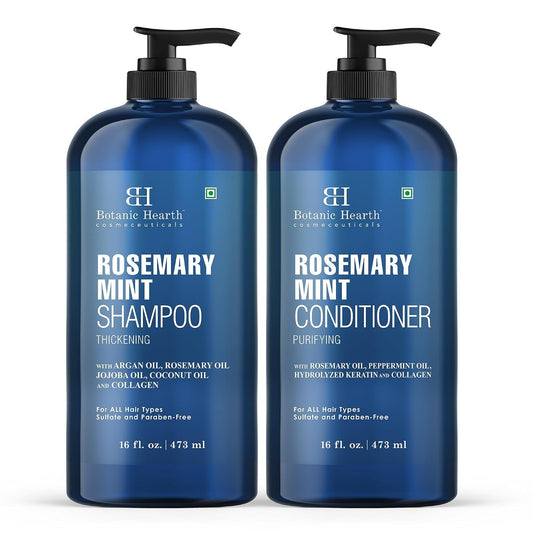 Botanic Hearth Tea Tree Shampoo And Conditioner Set - 16 Fl oz Each