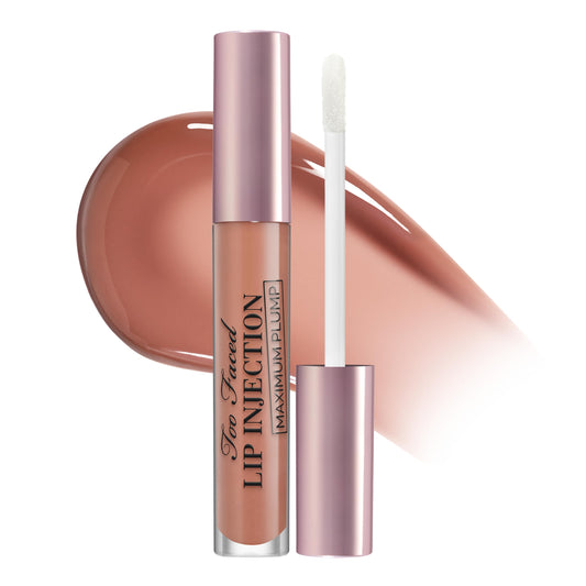 Too Faced Lip Injection Lip Plumper | Hydrating Lip Gloss for Fuller-Looking Lips | Original, Maximum Plump, Cooling Gloss & Plumping Click Formulas