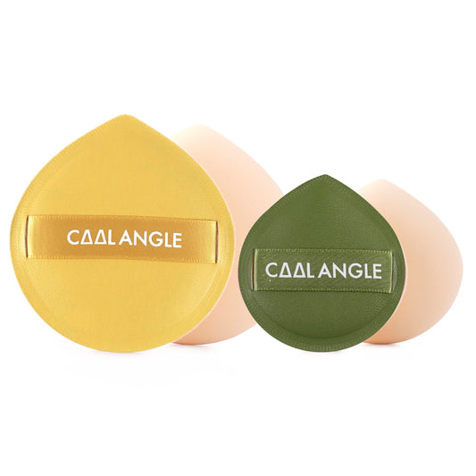 COOL-ANGLE Makeup Blender Sponges, Latex-Free, 5Pcs Medium Green