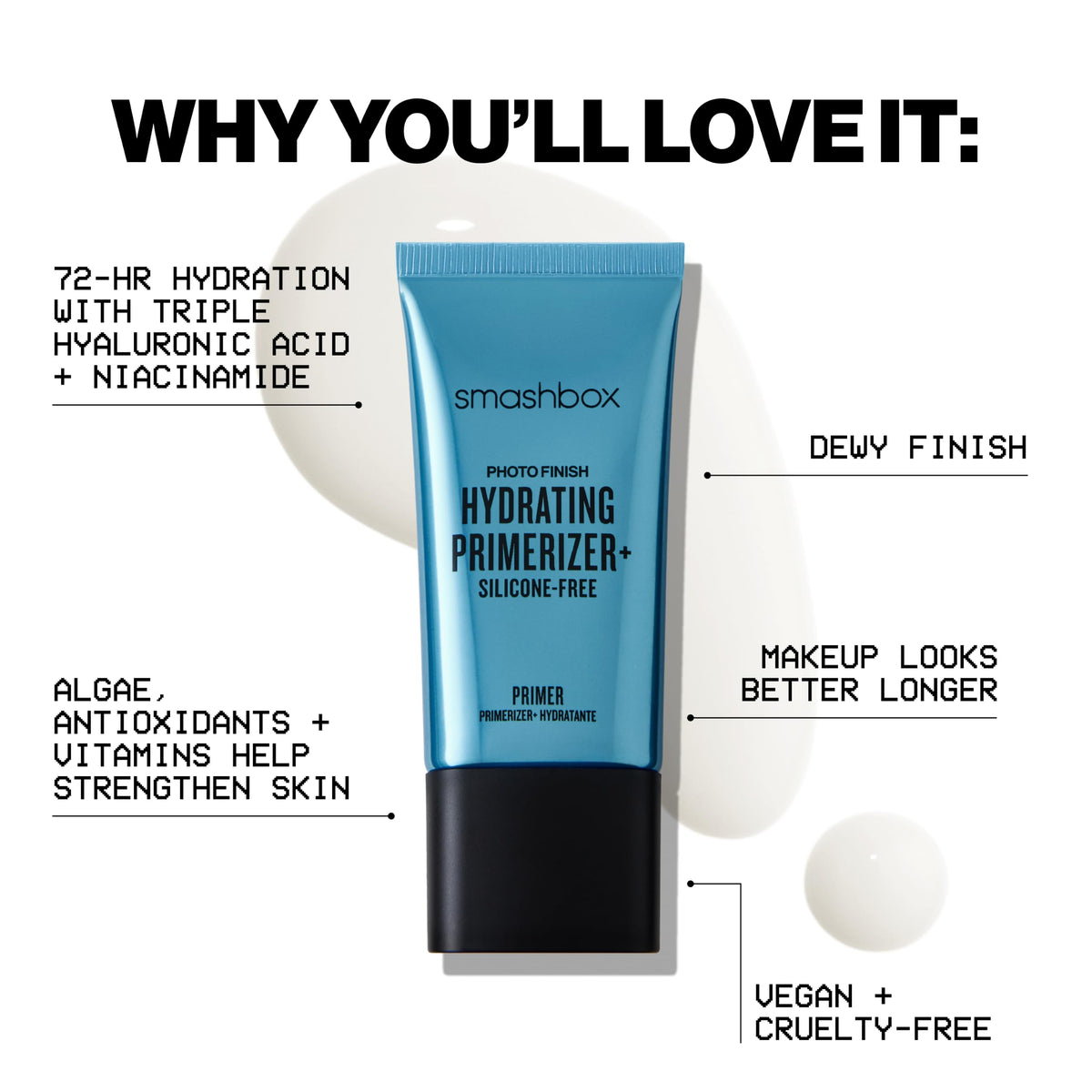 Smashbox Photo Finish Primers | Face Primers for Makeup, Smooths Skin & Extends Makeup Wear | Hydrating, Pore-Minimizing & Mattifying Formulas