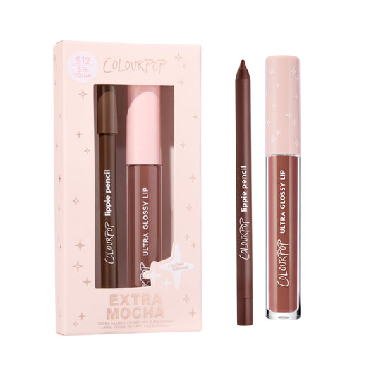 ColourPop Dream Duo Lip Kit - High-Pigment, Long-Lasting & Sharpenable Lip Liner and Lip Gloss with High-Impact Color - Includes Shades Five Stars & Pasadena (2 Count)