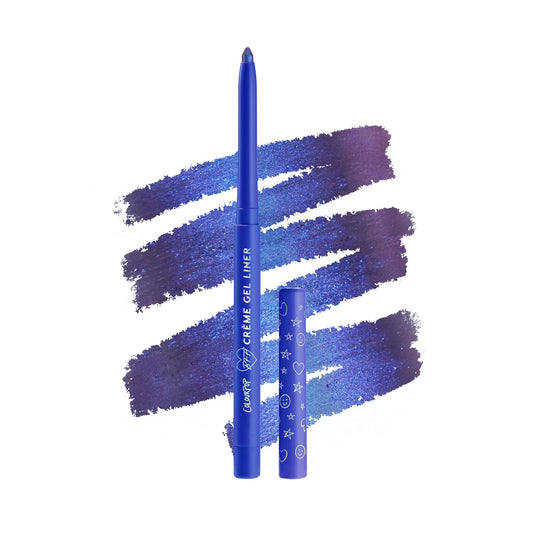 ColourPop Crème Gel Waterproof Chrome Eyeliner - 18HR Wear, Ultra-Pigmented Eyeliner Pencil with Matte & Metallic Finishes - Smudge-Proof, Vegan & Cruelty-Free - Power Trip (0.01 oz)