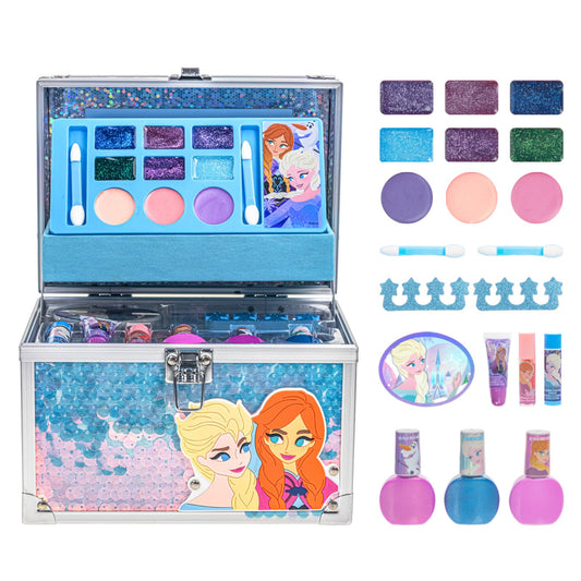 Hello Kitty Train Case Beauty Set with Washable Makeup, Ages 3+