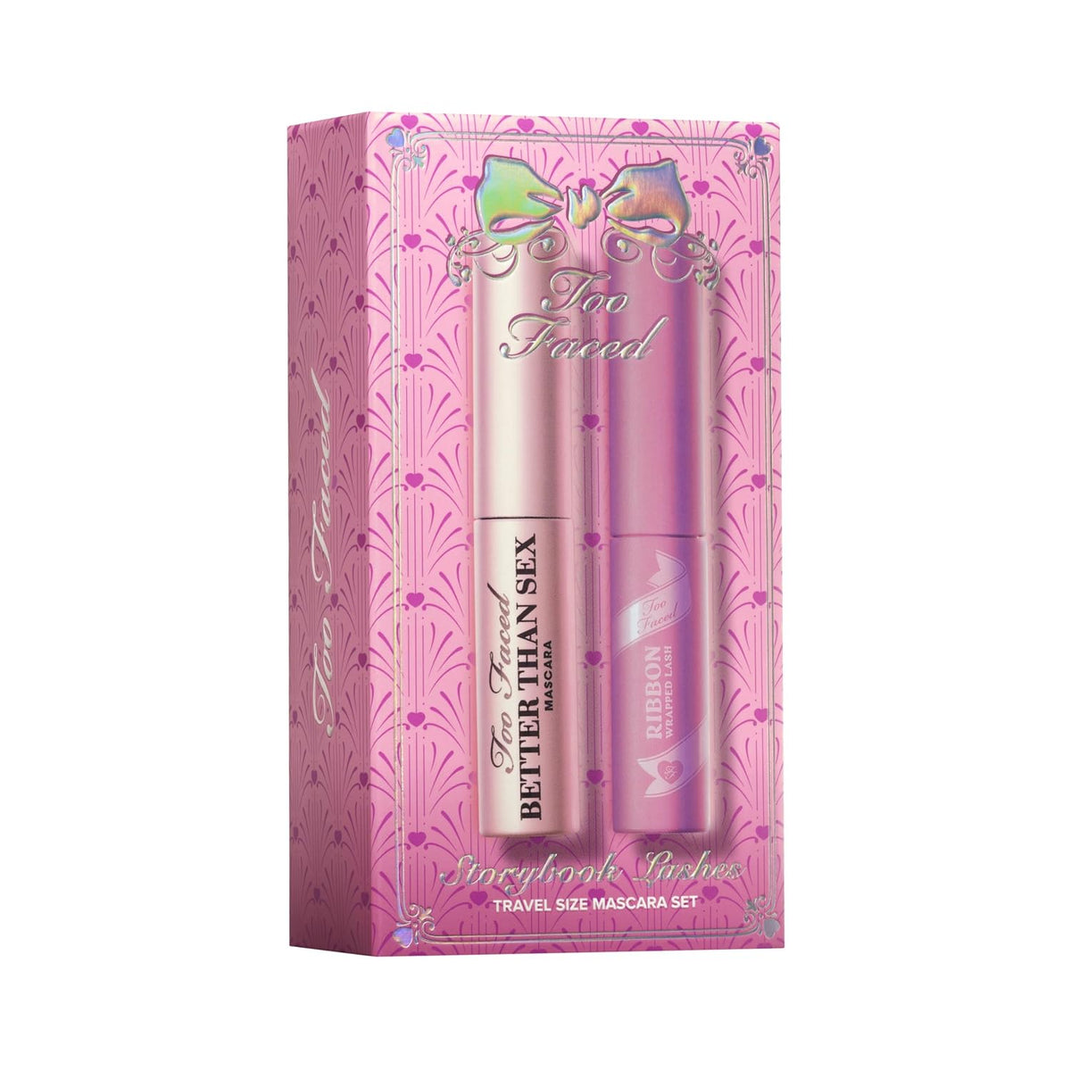 Too Faced Storybook Lashes Travel Size Mascara Set | Better Than Sex + Ribbon Wrapped Lash Tubing Mini Mascara Gift Set