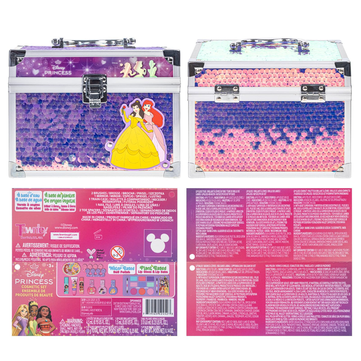 Hello Kitty Train Case Beauty Set with Washable Makeup, Ages 3+