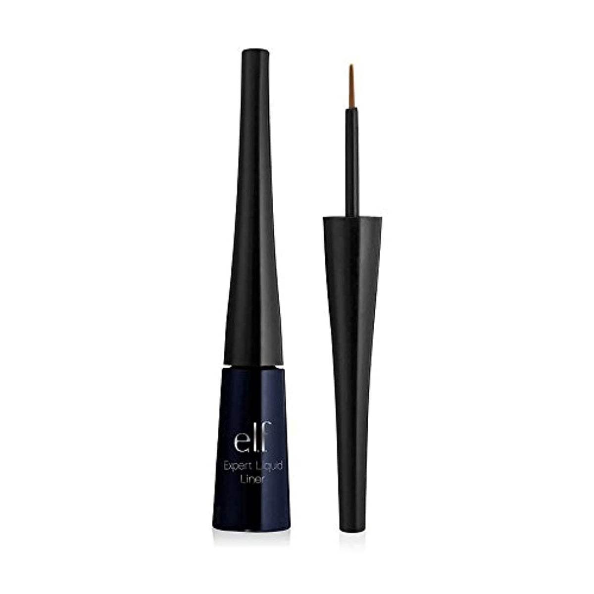 e.l.f. Expert Liquid Liner, High-Pigmented, Extra-Fine Liquid Eyeliner For Precise Definition, Long-Lasting, Vegan & Cruelty-Free, Jet Black, 0.14 oz, 2 count(Pack of 1)