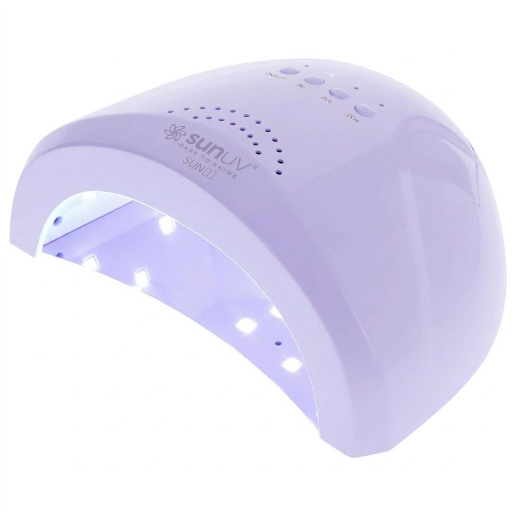 SUNUV UV LED Nail Lamp, Gel Light for Nail Polish UV Dryer SUNONE White