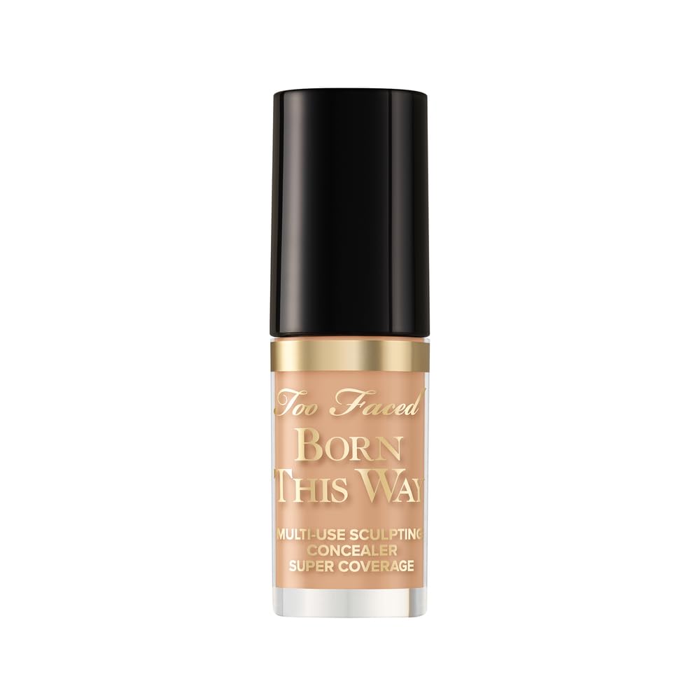 Too Faced Born This Way Super Coverage Multi-Use Concealer | Full-Coverage Hydrating Concealer for Dark Circles & Blemishes with Natural Finish | Hyaluronic Acid & Coconut Water