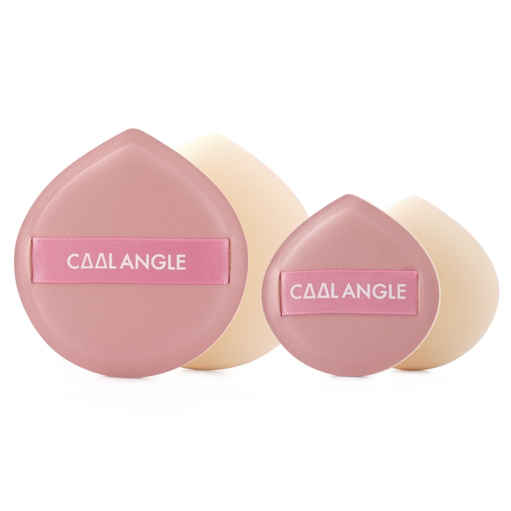 COOL-ANGLE Makeup Blender Sponges, Latex-Free, 5Pcs Medium Green