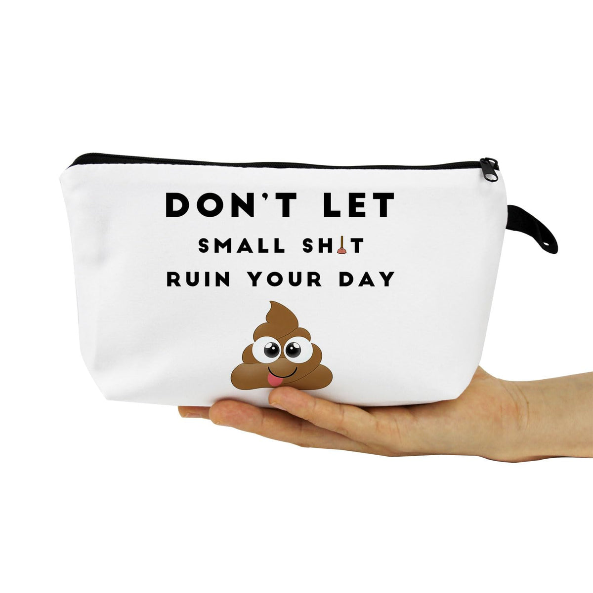 Funny Quote Print Small Cosmetic Bag -1