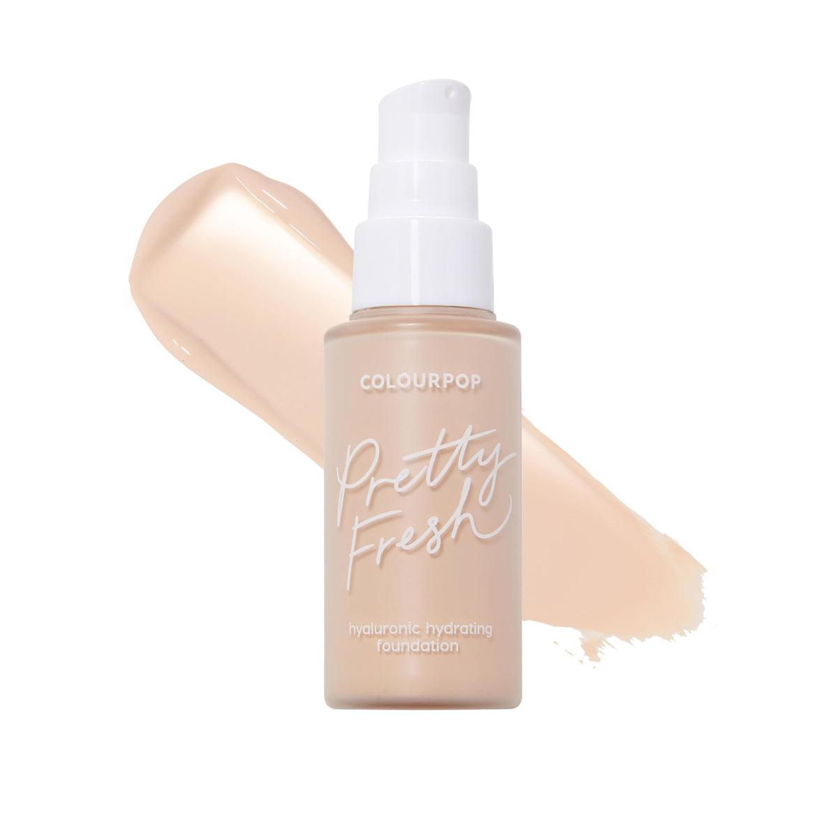 ColourPop Pretty Fresh Liquid Foundation - Hydrating Foundation with Medium, Buildable Coverage & a Natural Finish - Enriched with Hyaluronic Acid & Coconut Water - Light 70W (1 oz)