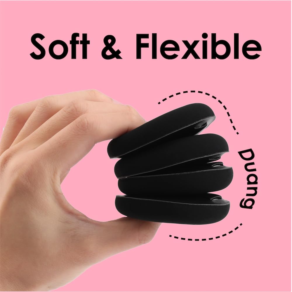 COOL-ANGLE Makeup Blender Sponges, Latex-Free, 5Pcs Medium Green