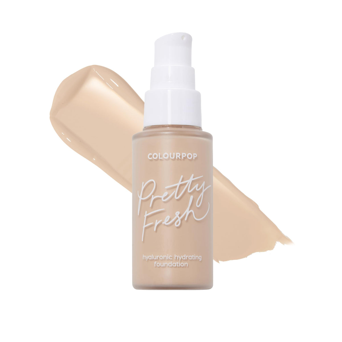 ColourPop Pretty Fresh Liquid Foundation - Hydrating Foundation with Medium, Buildable Coverage & a Natural Finish - Enriched with Hyaluronic Acid & Coconut Water - Light 70W (1 oz)