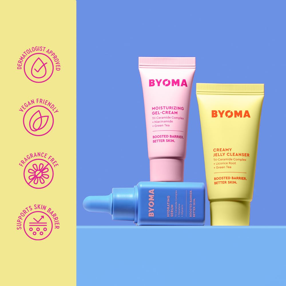 BYOMA So Hydrated Travel Size Gift Set - Skincare Minis (30ml, 15ml, 15ml)
