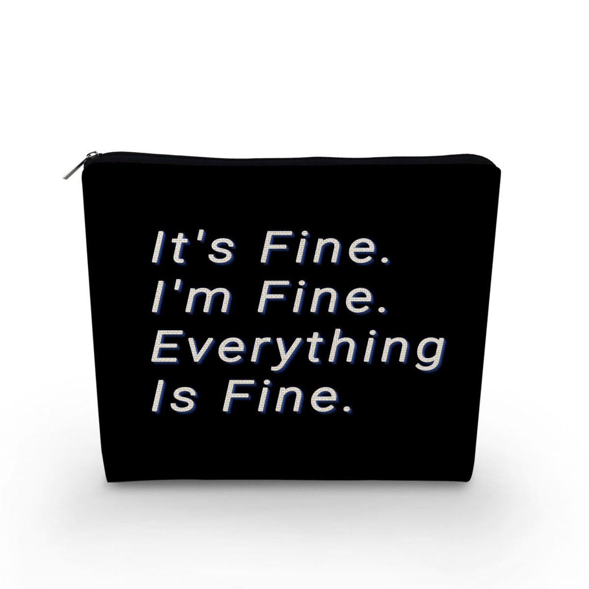Funny Quote Print Small Cosmetic Bag -1