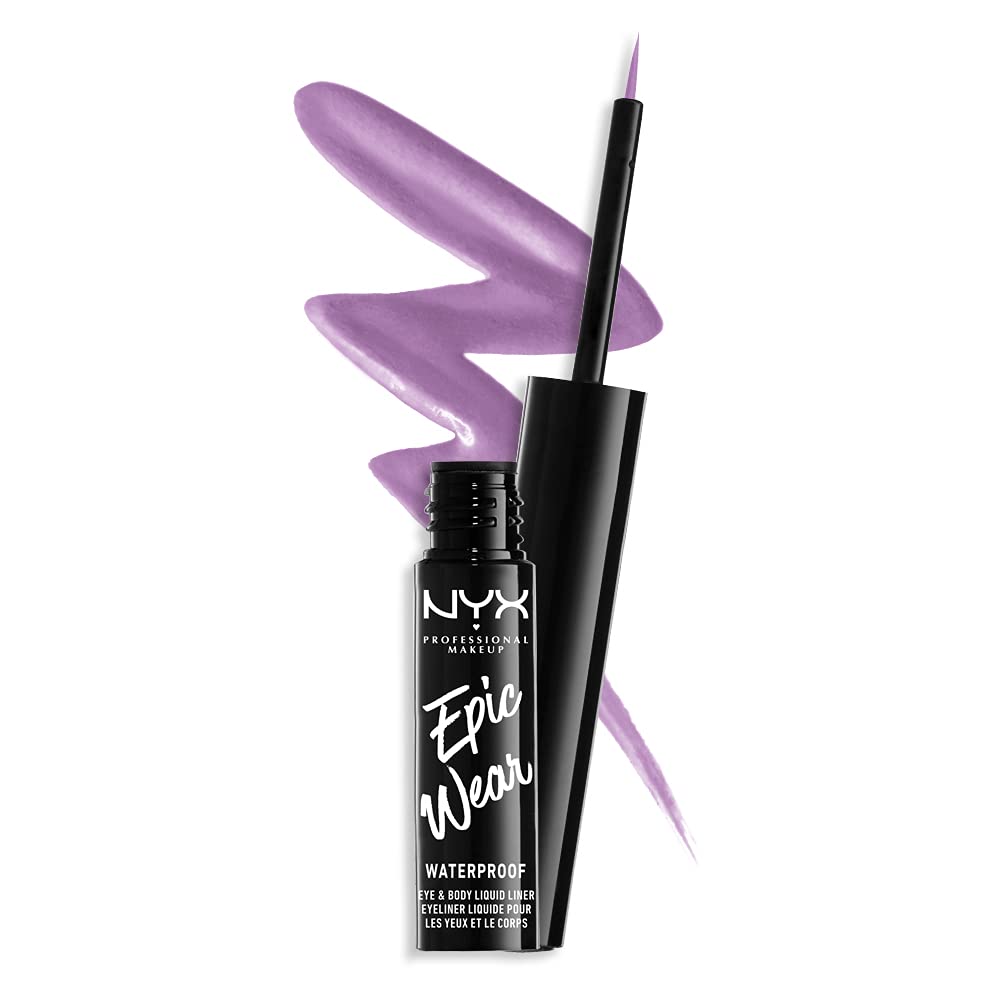 NYX PROFESSIONAL MAKEUP Epic Wear Liquid Liner, Long-Lasting Waterproof Eyeliner - Black