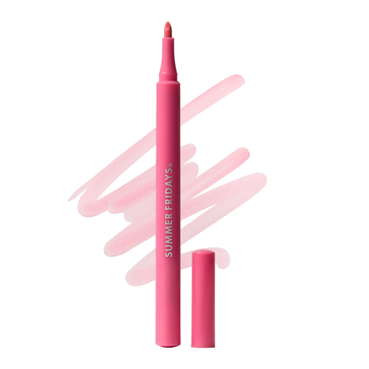 Summer Fridays Flushed Lip Stain Liner, 12hr Wear & Transfer-Proof, Rosette