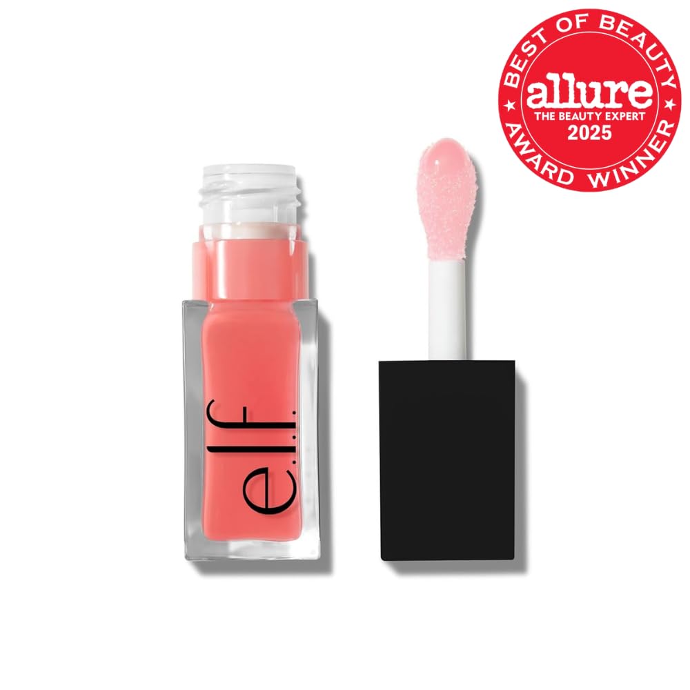 e.l.f. Glow Reviver Lip Oil, Tinted, Hydrating & Non-Sticky, Jam Session