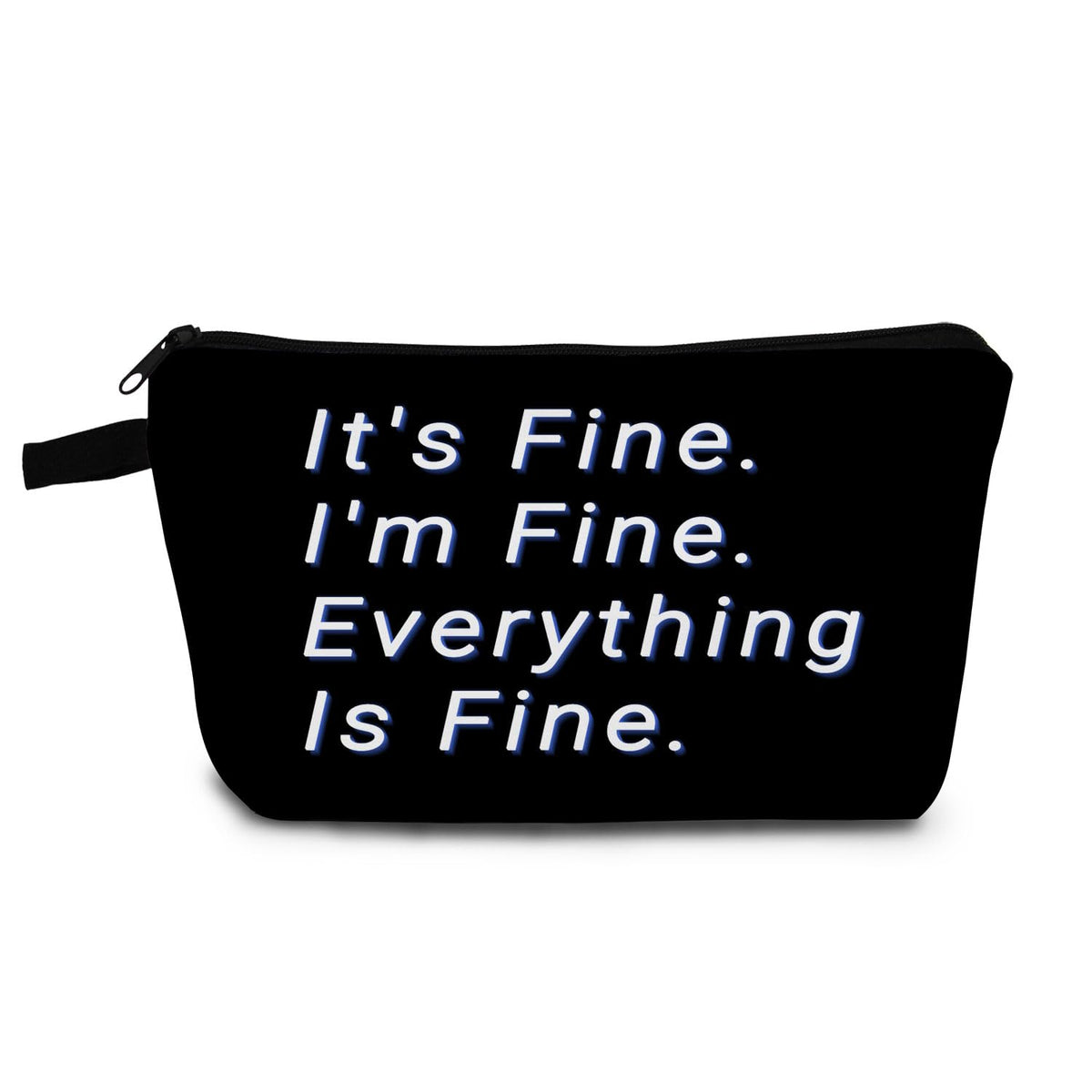 Funny Quote Print Small Cosmetic Bag -1