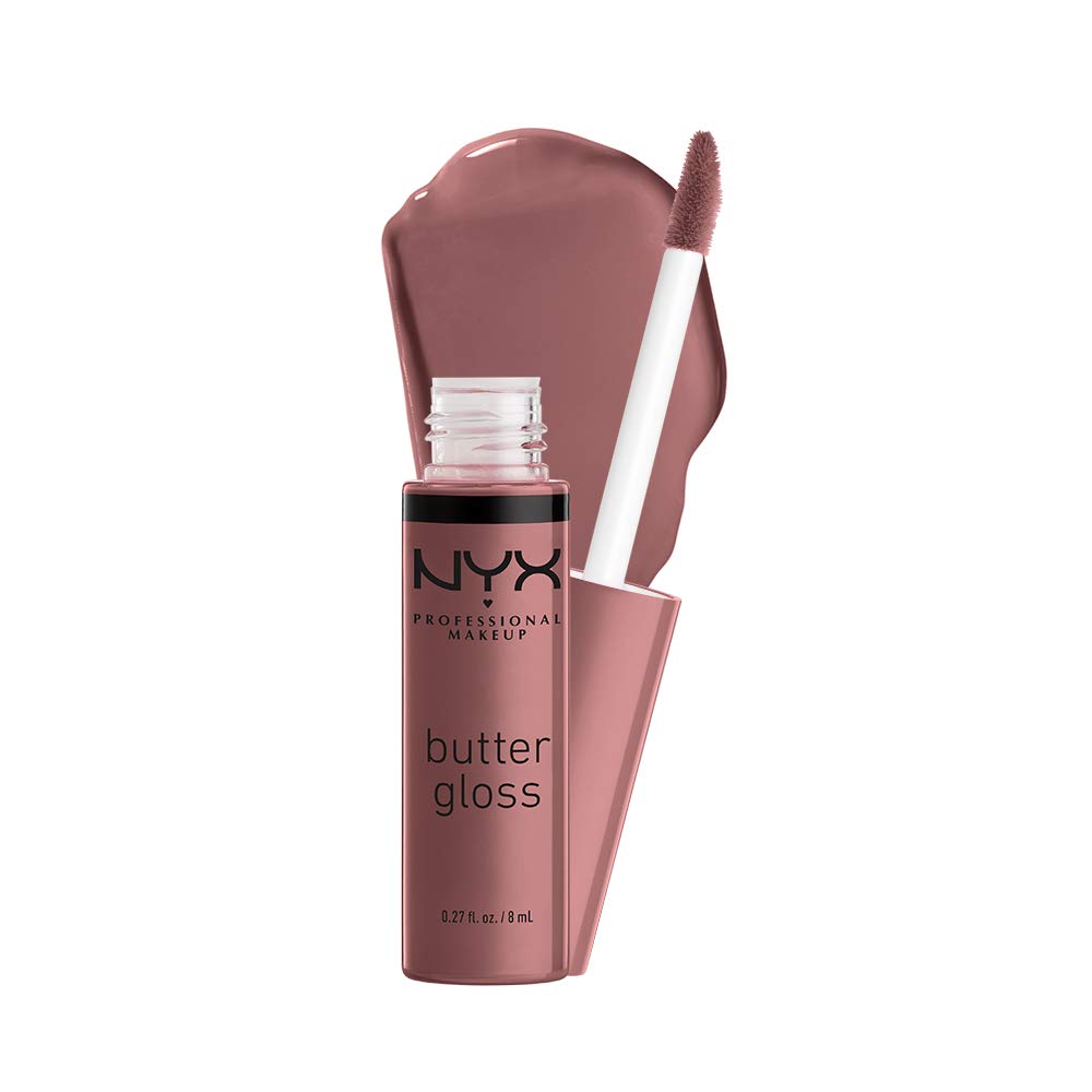 NYX PROFESSIONAL MAKEUP Butter Gloss, Non-Sticky Lip Gloss - Rocky Road (Wine)