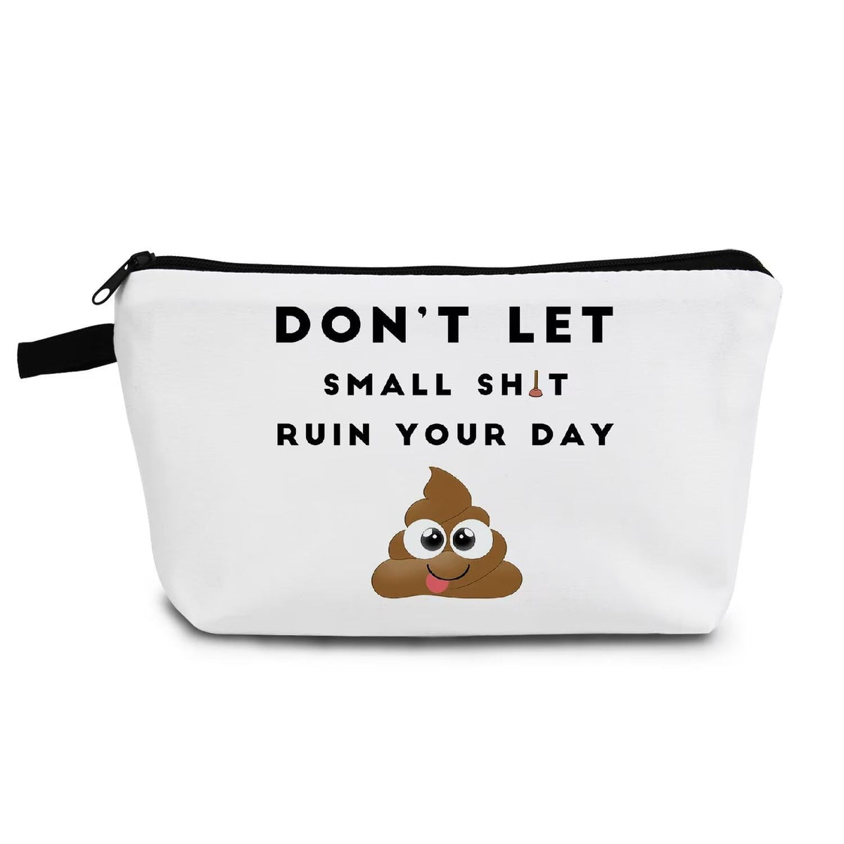 Funny Quote Print Small Cosmetic Bag -1