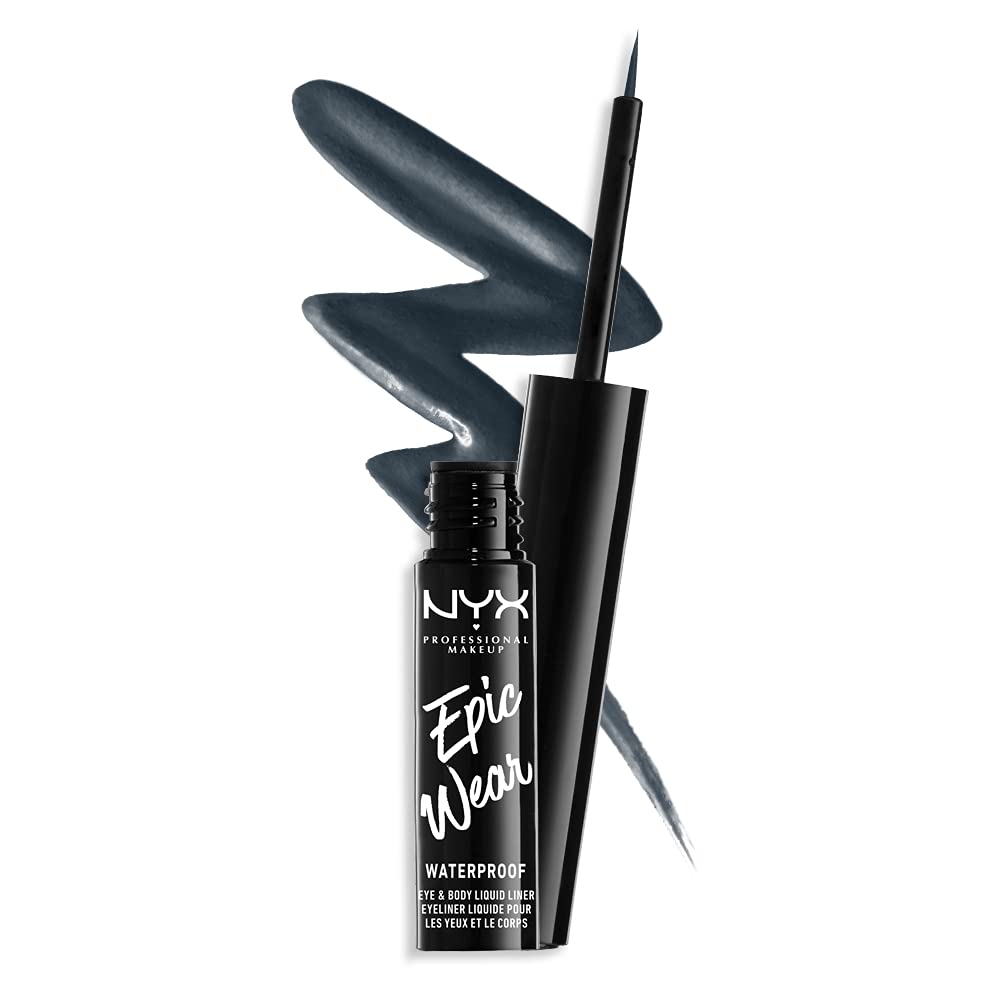 NYX PROFESSIONAL MAKEUP Epic Wear Liquid Liner, Long-Lasting Waterproof Eyeliner - Black