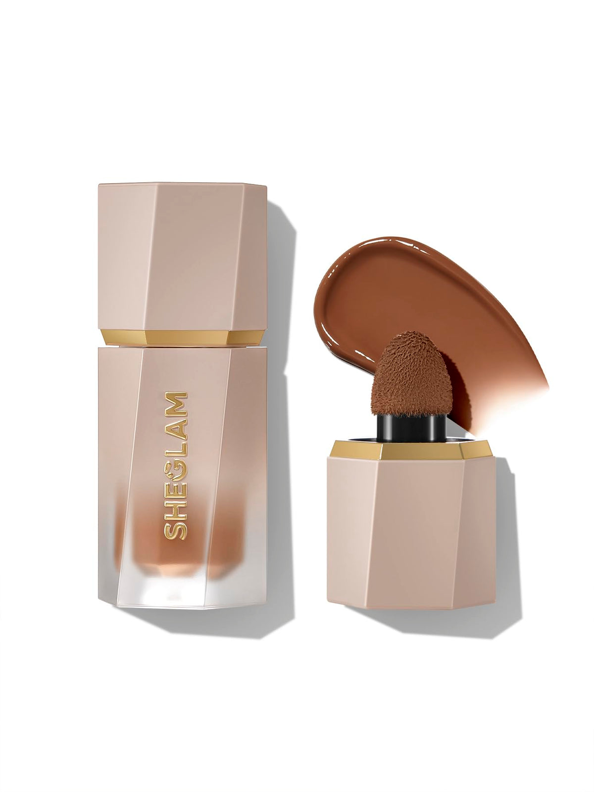 SHEGLAM Sun Sculpt Cool Toned Liquid Contour Stick Long Lasting Cream Bronzer Makeup - 01 Soft Tan