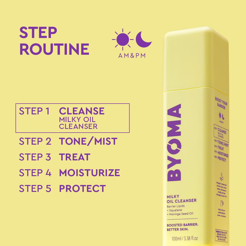 BYOMA Milky Oil Cleanser, Hydrating Barrier Repair Cleanser (100ml)