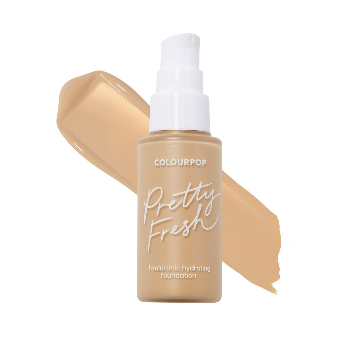 ColourPop Pretty Fresh Liquid Foundation - Hydrating Foundation with Medium, Buildable Coverage & a Natural Finish - Enriched with Hyaluronic Acid & Coconut Water - Light 70W (1 oz)