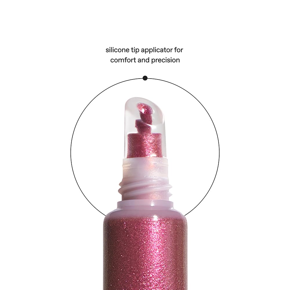 r.e.m. beauty Wicked: For Good | Poppy Plumping Lip Gloss | Instant Plumping Effect for Hydrated, Softer and Smoother Lips | Silky, Non-Sticky Feel | 0.34 Fl Oz