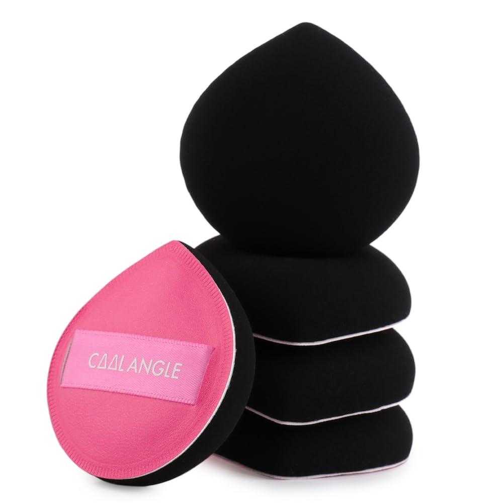 COOL-ANGLE Makeup Blender Sponges, Latex-Free, 5Pcs Medium Green