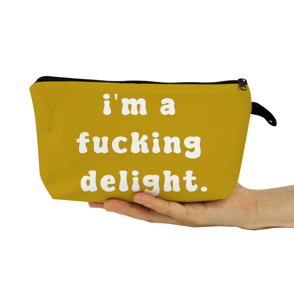 Funny Quote Print Small Cosmetic Bag -1