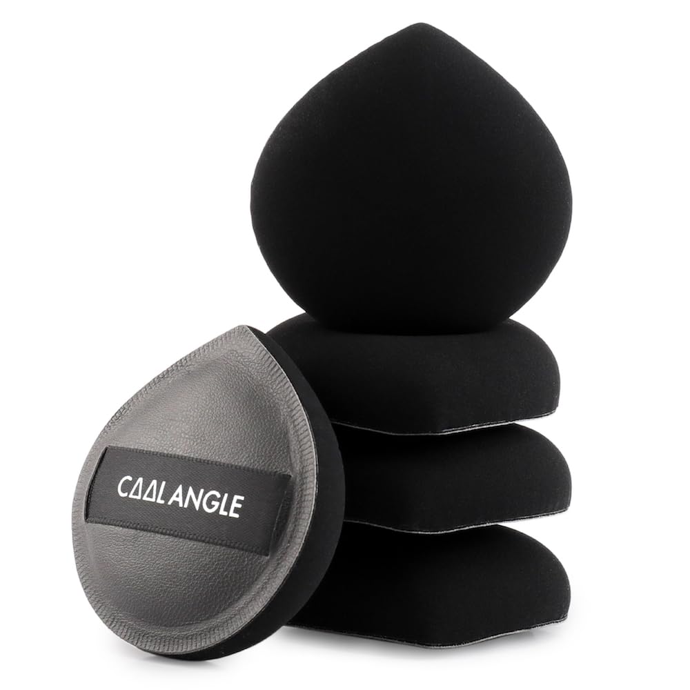 COOL-ANGLE Makeup Blender Sponges, Latex-Free, 5Pcs Medium Green