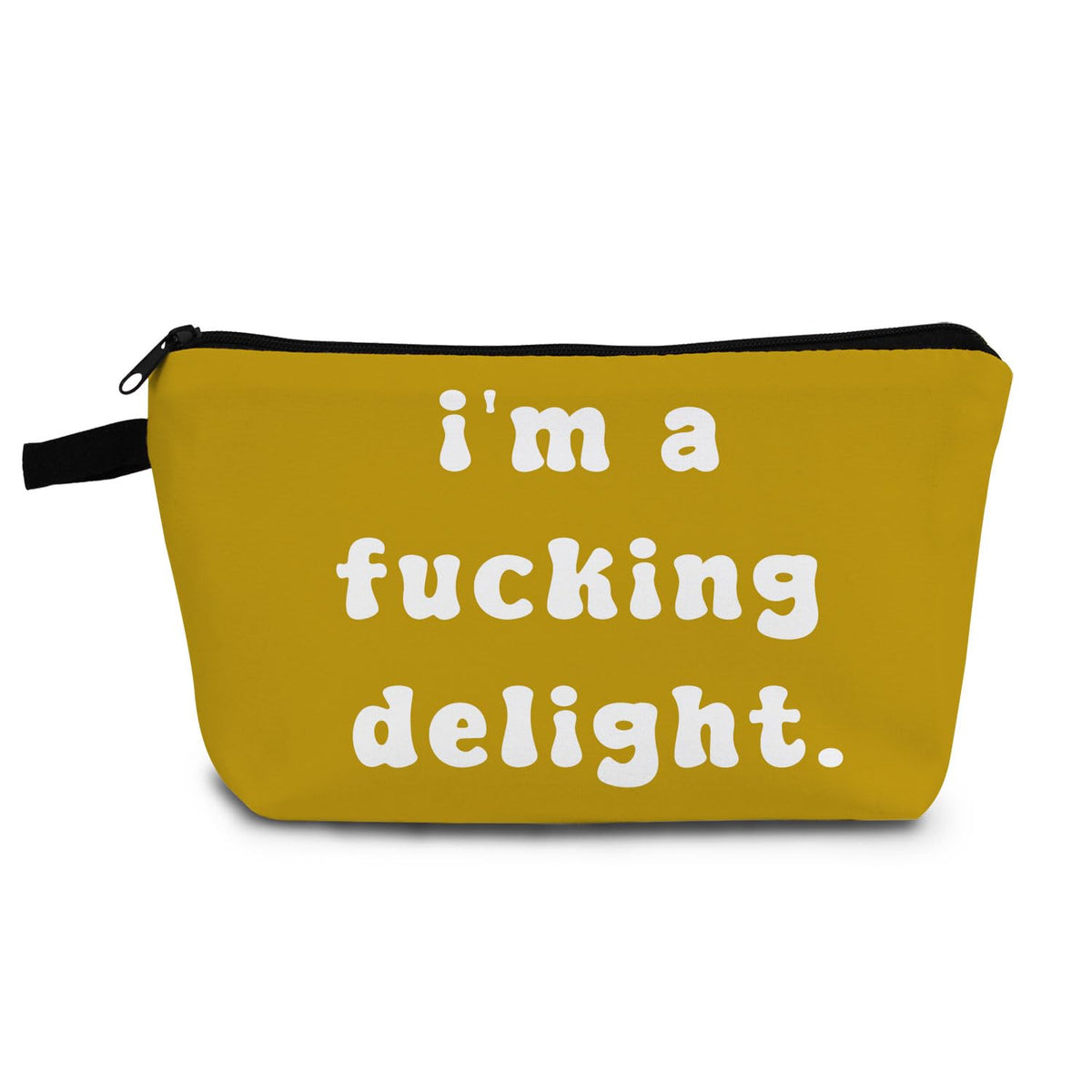 Funny Quote Print Small Cosmetic Bag -1