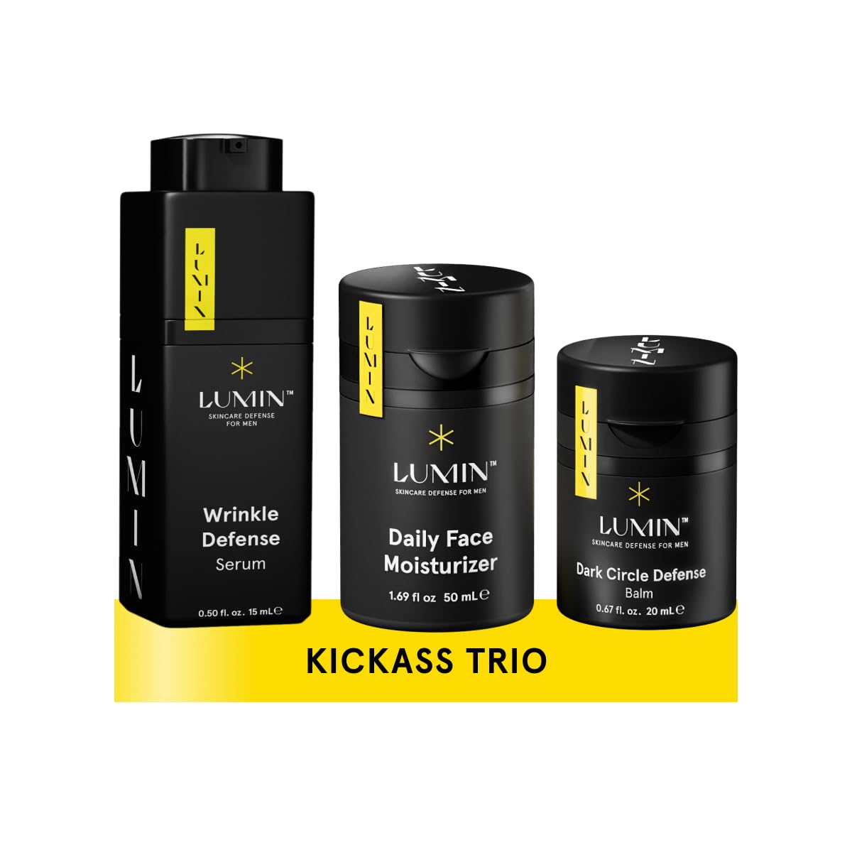 Lumin Smooth Operator Skincare Kit for Men | Face Wash Scrub & Moisturizer