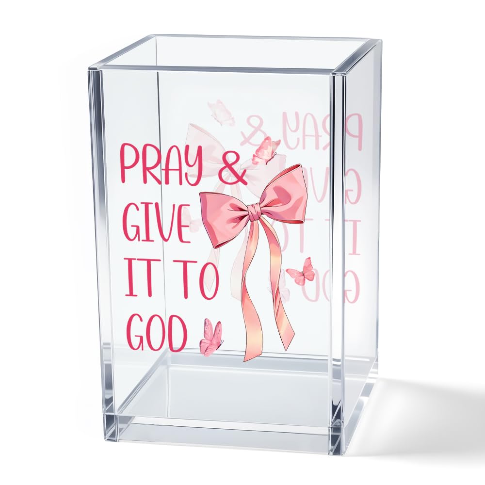 Never Let Anyone Dull Your Sparkle Acrylic Makeup Brush Organizer Holder, Girl Power Desk Acrylic Brushes Storage, Inspirational Quote Gifts for Women Friend Sister Make Up Artist Makeup Lover