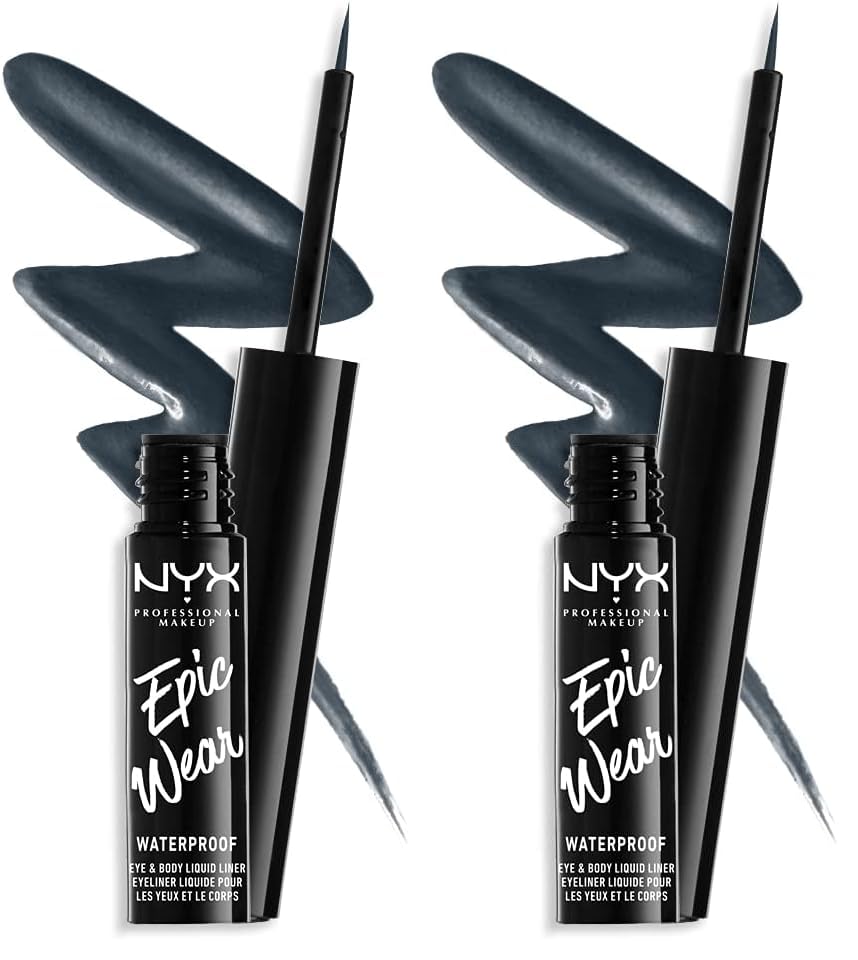 NYX PROFESSIONAL MAKEUP Epic Wear Liquid Liner, Long-Lasting Waterproof Eyeliner - Black