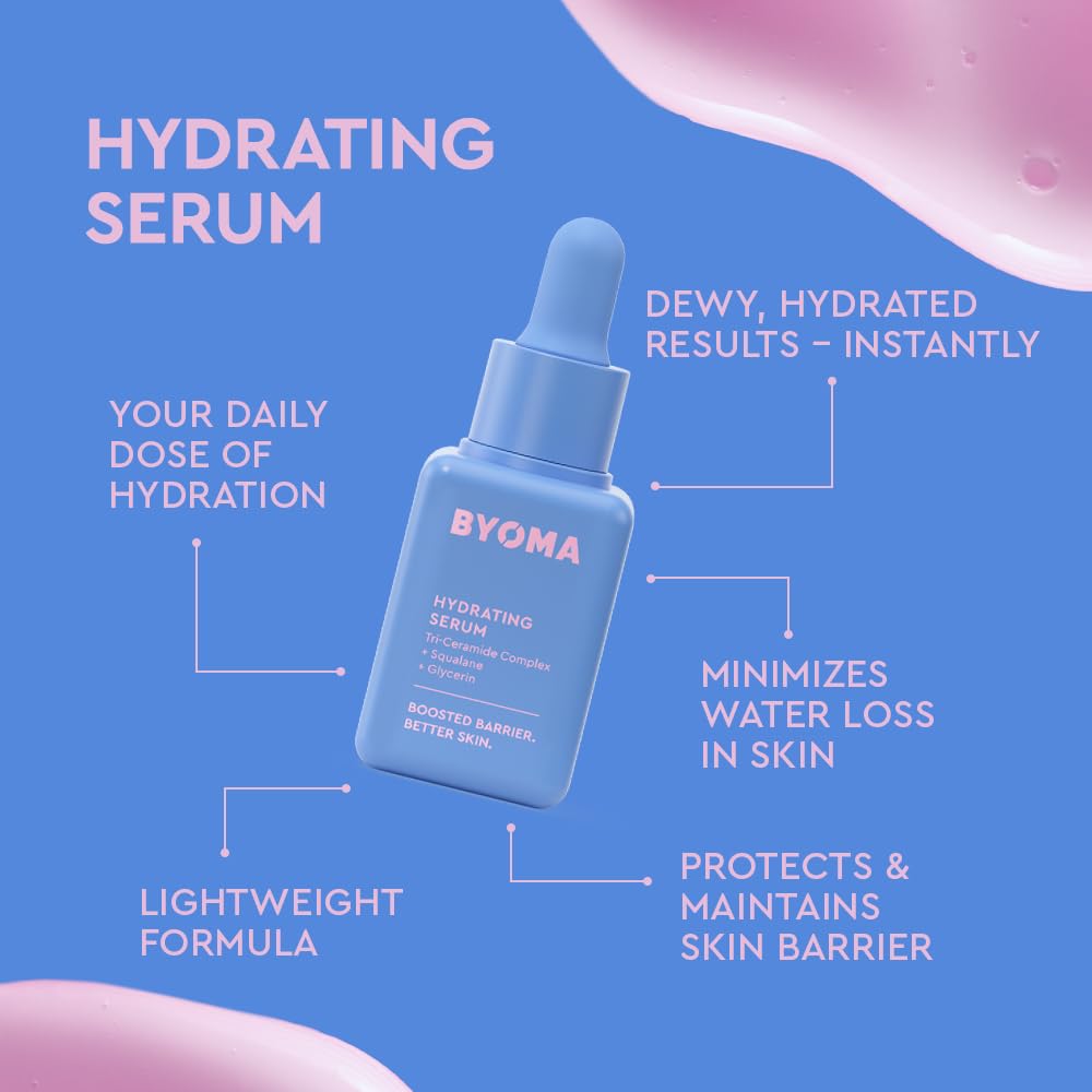 BYOMA So Hydrated Travel Size Gift Set - Skincare Minis (30ml, 15ml, 15ml)