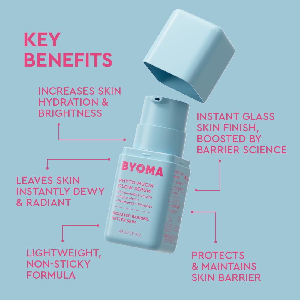 BYOMA Serum - Phyto-Mucin Glow Serum, Glass Skin Korean Skincare