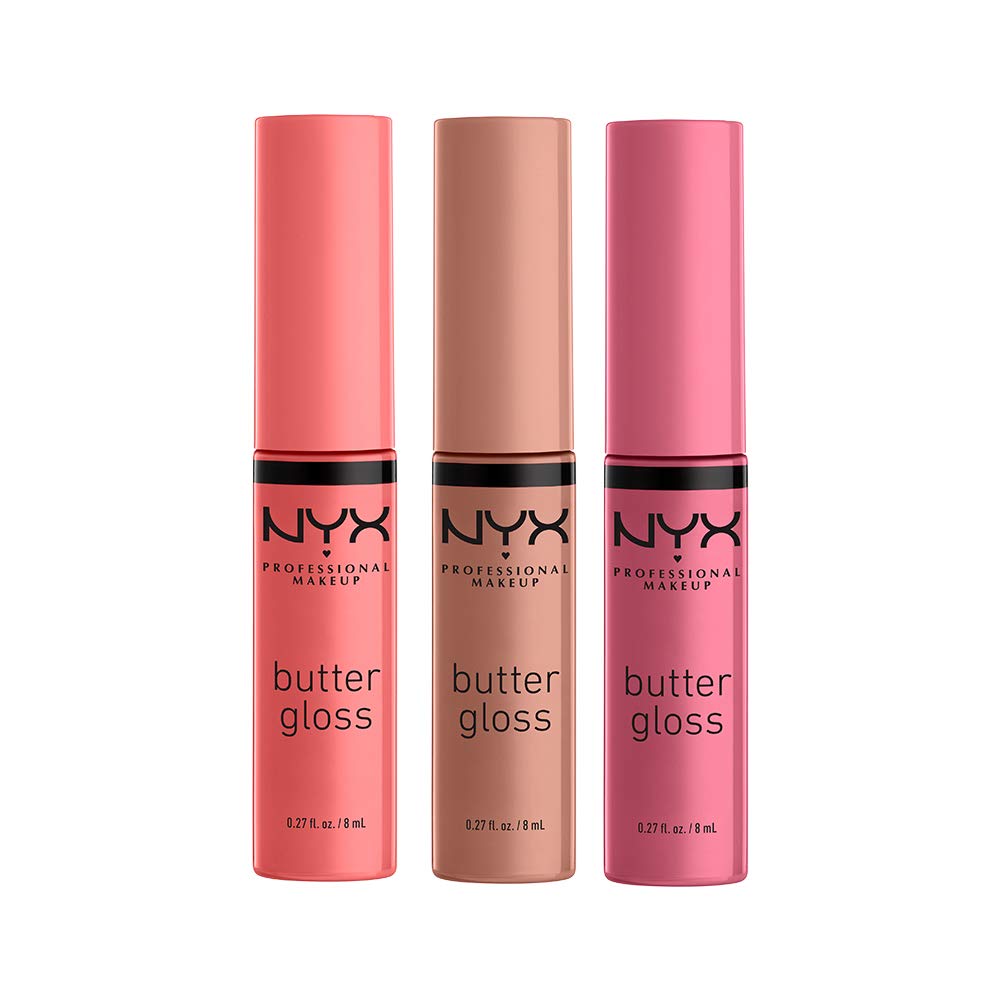 NYX PROFESSIONAL MAKEUP Butter Gloss, Non-Sticky Lip Gloss - Rocky Road (Wine)