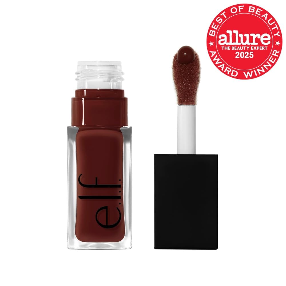 e.l.f. Glow Reviver Lip Oil, Tinted, Hydrating & Non-Sticky, Jam Session