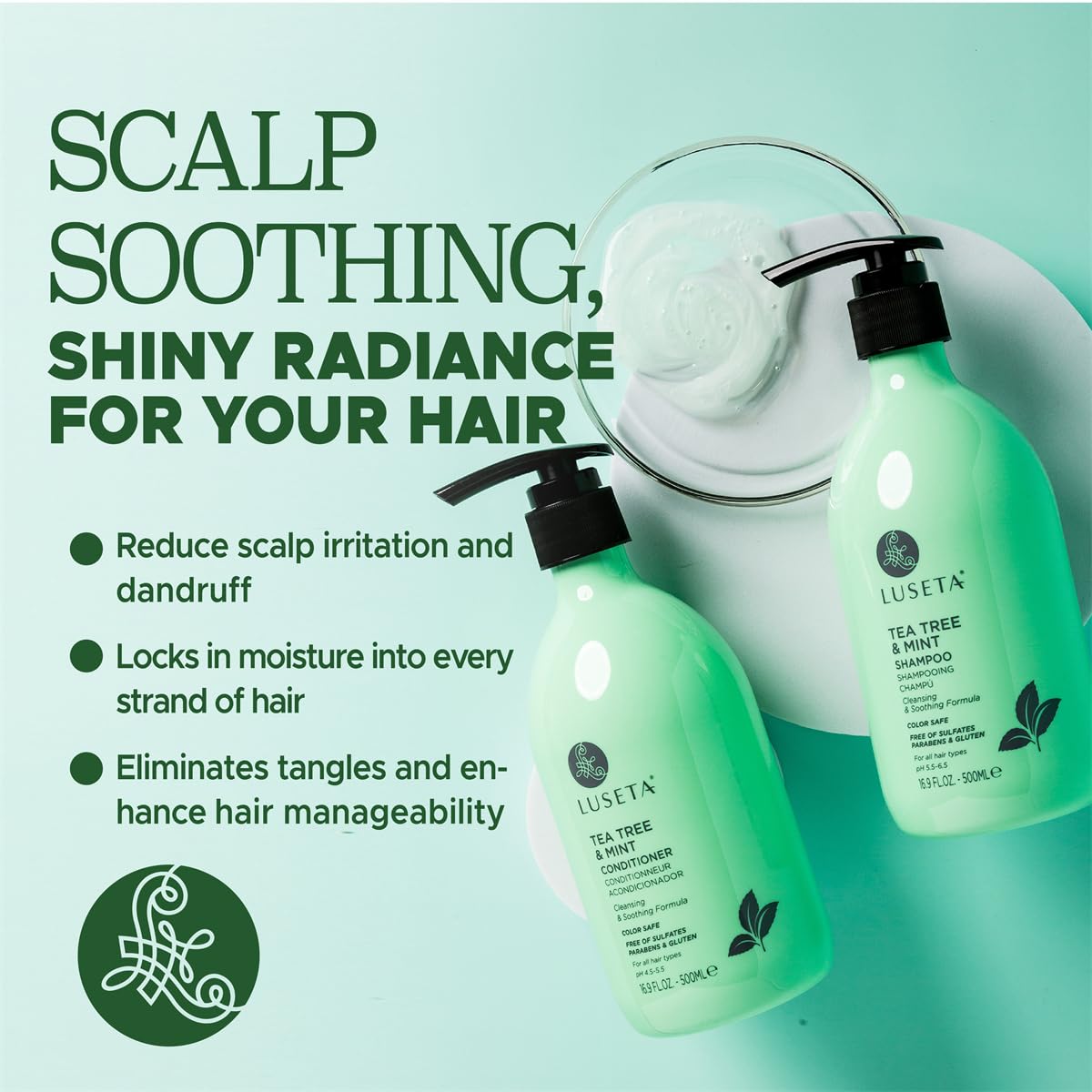 Luseta Biotin Shampoo and Conditioner Set, Thickening for Thinning Hair