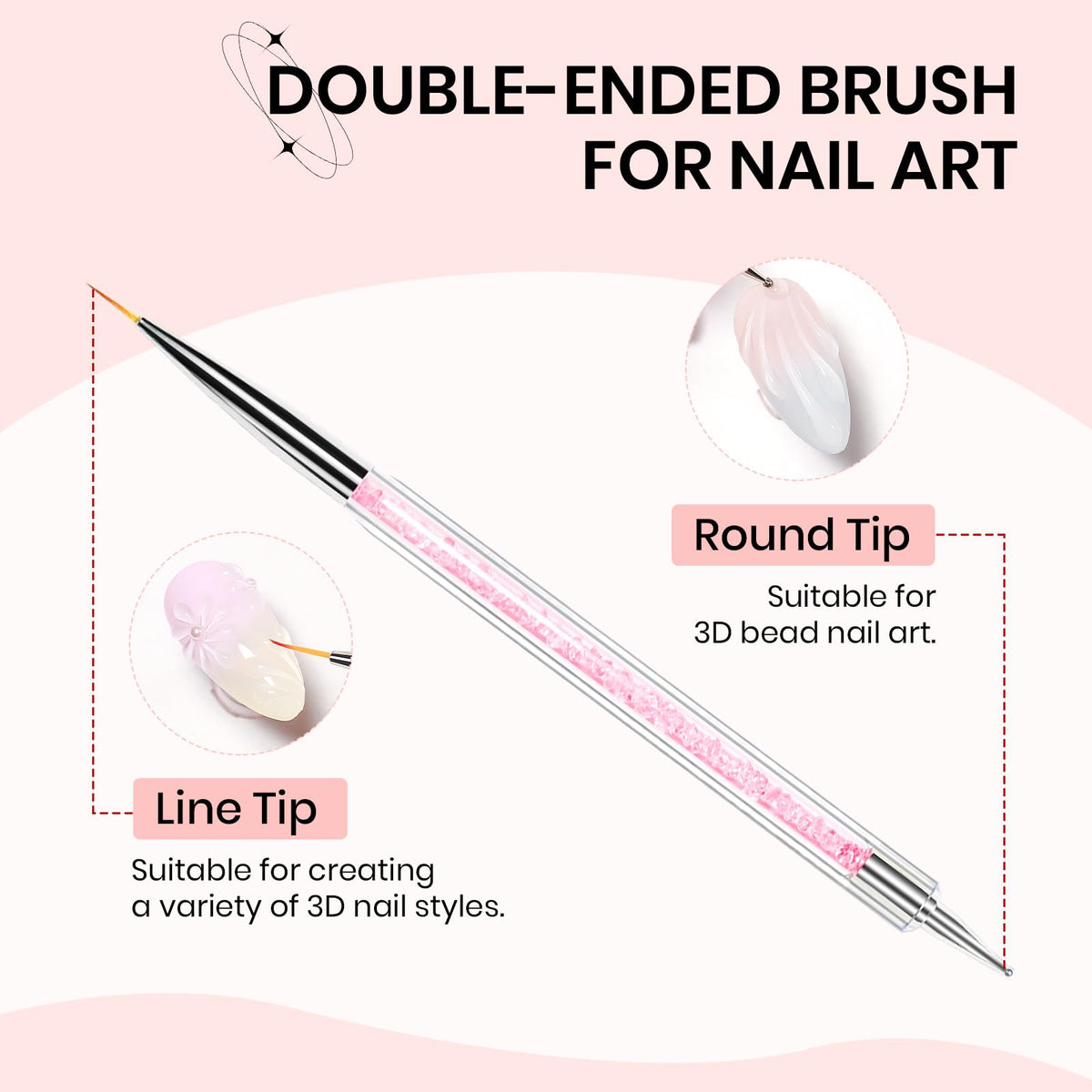 3D Gel for Nail Art, Clear 3d Sculpting Gel for Nail Art