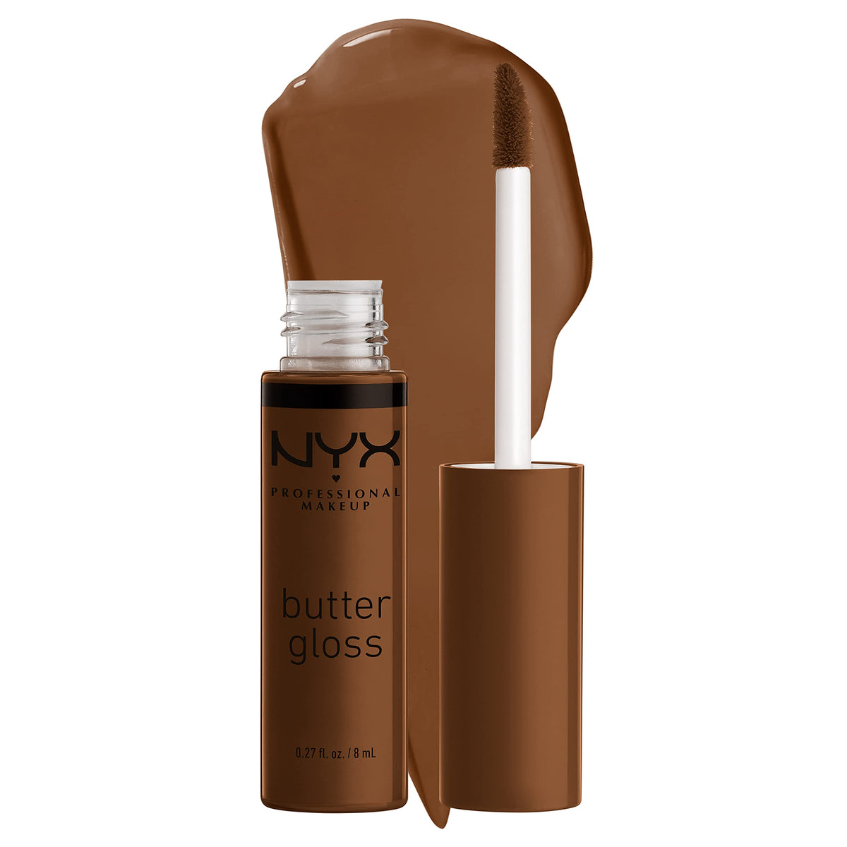 NYX PROFESSIONAL MAKEUP Butter Gloss, Non-Sticky Lip Gloss - Rocky Road (Wine)