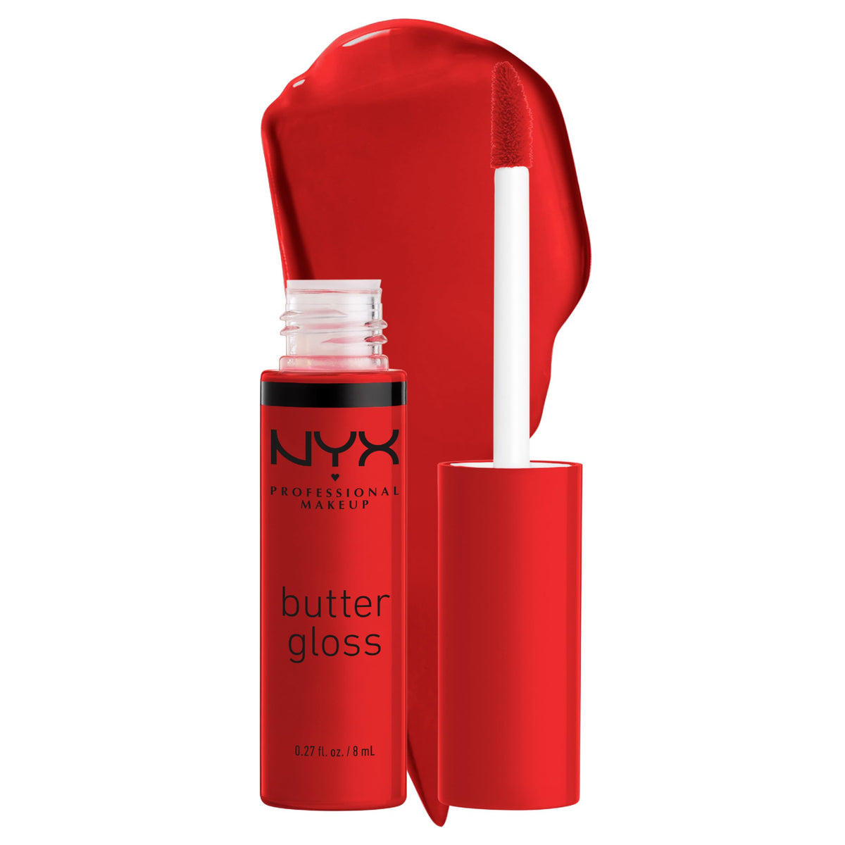 NYX PROFESSIONAL MAKEUP Butter Gloss, Non-Sticky Lip Gloss - Rocky Road (Wine)