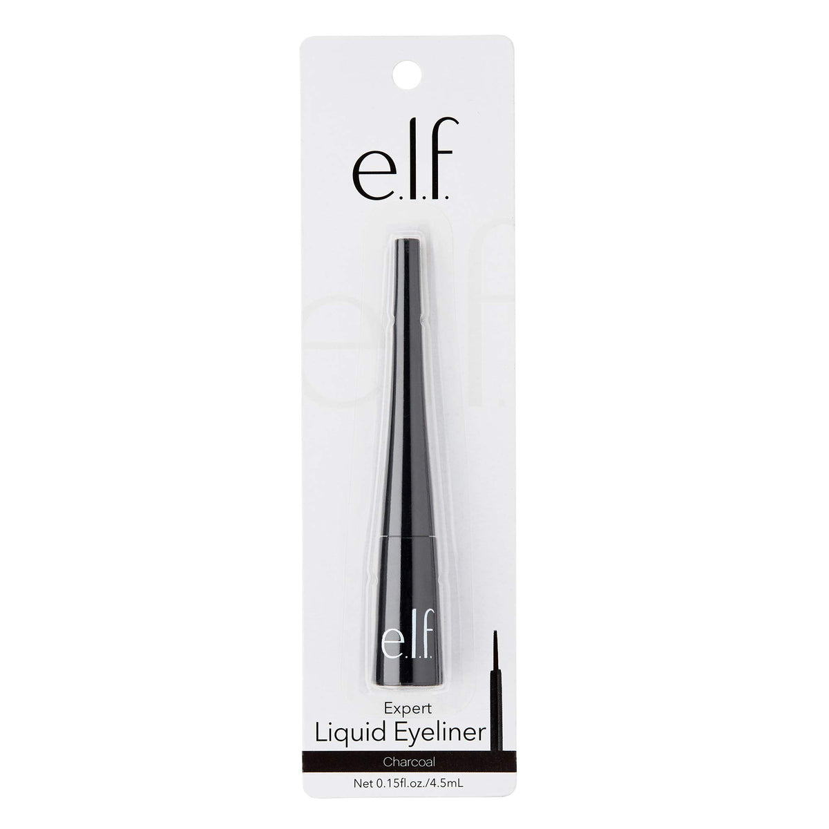 e.l.f. Expert Liquid Liner, High-Pigmented, Extra-Fine Liquid Eyeliner For Precise Definition, Long-Lasting, Vegan & Cruelty-Free, Jet Black, 0.14 oz, 2 count(Pack of 1)