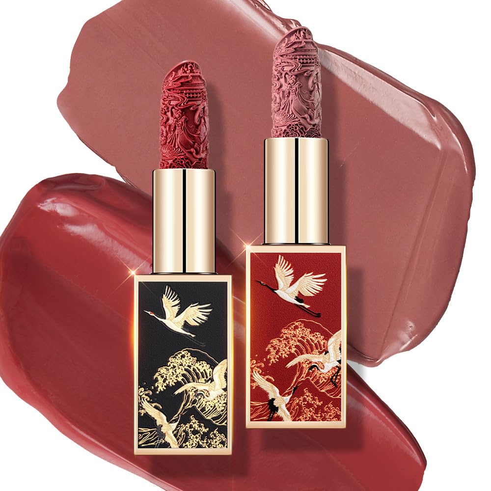Catkin Semi-Matte Lipstick Hydrating High Impact Color Infused with Vitamin E and Avocado Oil Smooth Soft Texture Long Lasting Matte Finish 129