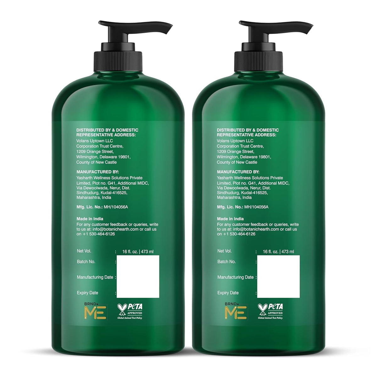 Botanic Hearth Tea Tree Shampoo And Conditioner Set - 16 Fl oz Each