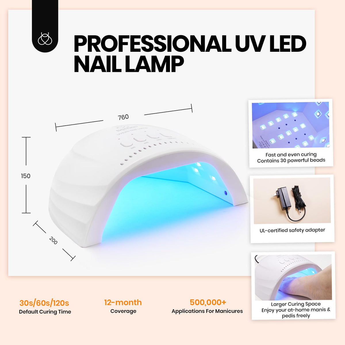 Beetles Gel Nail Polish Set, 63 PCS 55 Colors Gel Polish Kit with Base Coat